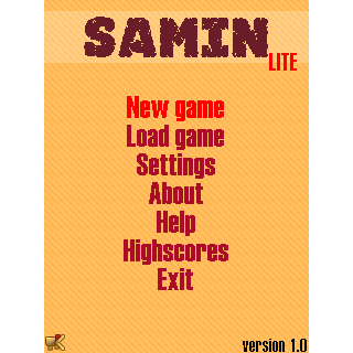 Samin Lite Main screen
