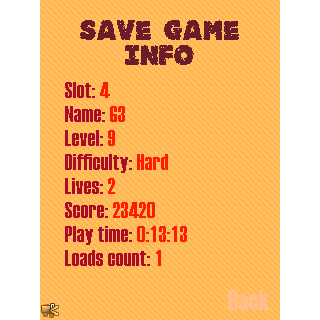 Samin Lite Save game info