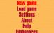 Samin Lite Main screen