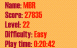 Samin Lite high score info