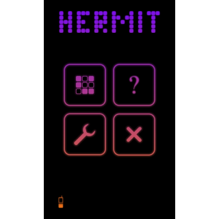 Hermit game main menu