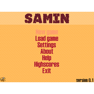 Samin menu - landscape
