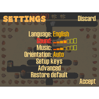 Samin in game menu - settings